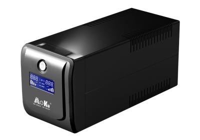 China AoKu Line Interactive UPS V-1500 1500VA 900W Plastic Case, LCD, Modified Sine Wave, 110V / 220V, 50Hz / 60Hz for sale