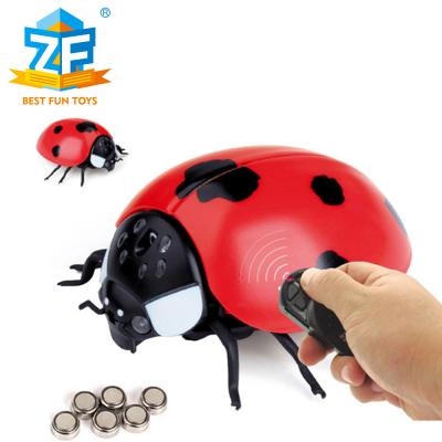 China Drop Shipping JiaHuiFeng Rc Ladybug Animal Radio Control Insect Tricky Toys Summer Game for sale