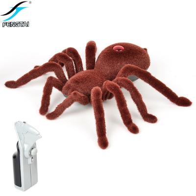 China Halloween Animal toys 2ch with LED lights Rc Spider toy for sale