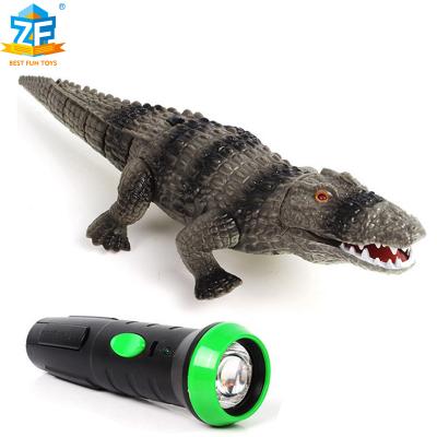 China Drop Shipping Alligator Wild Animal Animal Toy Remote Control Toys Kids Summer Game for sale