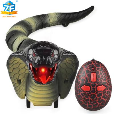 China Spain Local Fast Shipping Infrared RC Snake Realistic Rechargeable Cobra Children Christmas Birthday Remote Control Snake for sale