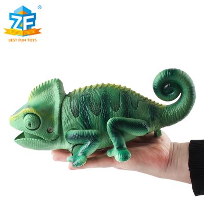 China Drop Shipping JiaHuiFeng Rc Chameleon Animal Model Lighting Other Toy Animal Summer Game for sale