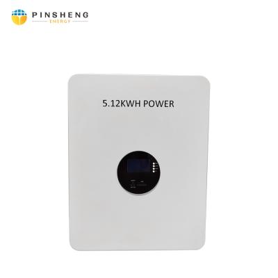 China Pinsheng Wall mounted 48V 100AH 5KWH Home Solar Battery Pack LiFePO4 Power Wall Energy Storage Lithium Battery 51.2V 200AH 10KWH for sale
