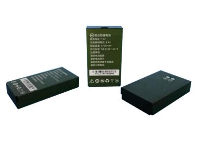 China High Power Rechargeable Batteries 7.4V 1700mAh Long Cycle Life 500 Times for sale