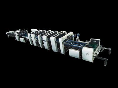 Chine 1400mm * 1400mm Double Pieces Folder Gluer stratifié E Folder Colling Machine à vendre