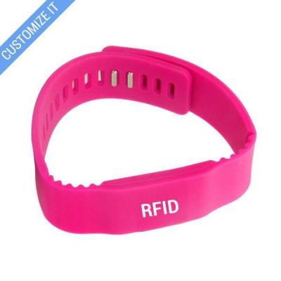 China CardCube NFC Silicone Wristband Waterproof With Adjustable Clasps for sale
