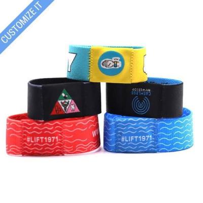 China reusable RFID Elastic Wristbands For Commercial Event Tickets And Security Check for sale