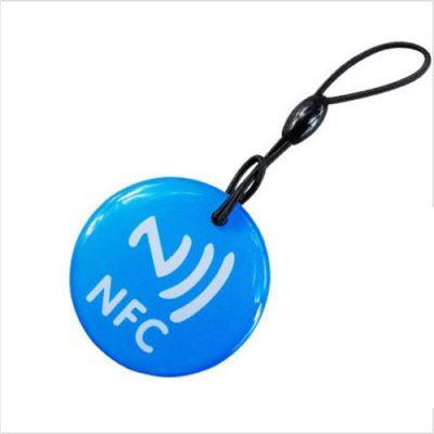 China Epoxy PVC RFID NFC Dog Tag IP68 Waterproof 30mm Pets Anti Lost for sale