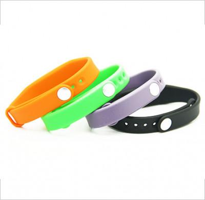 China 260mm*18mm Custom Silicone Wristbands IP68 Waterproof For Hotels Hospital for sale