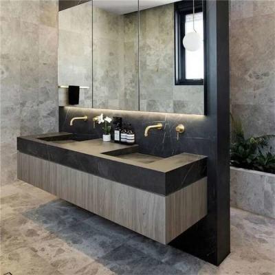 China Single Lava Jato Vanity Mirror Solid Wood Banheiro Vanity à venda