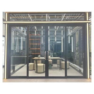 China Villa hecha a medida de aluminio ventanas y puertas horizontales en venta