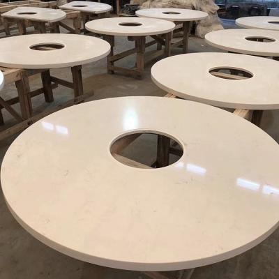China CORDIAL High Scratch Resistance White Quartz Countertops For Kitchens for sale