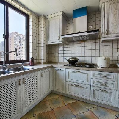 China Porta de melamina acabamento armário de cozinha modular armário de cozinha moderno à venda