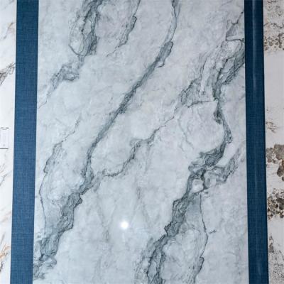 China Glazed Polished White Marble Floor Tiles Heat Insulation for sale