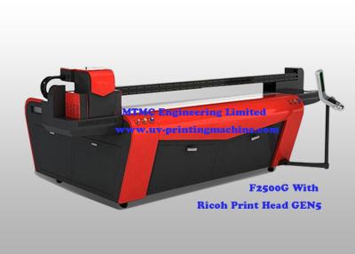 China Commercial Wide Format UV Printing Machine CMYK  Lc  Lm 6 Color Touch Screen for sale