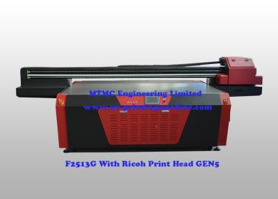 China Ricoh GEN5 Flatbed UV Laser 3D Printer , 3D Printing Machine 5 / 7 Color for sale