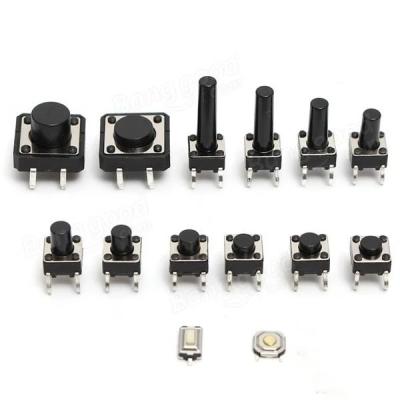 China SMD 4 Pin Micro Tact Switch 6x6mm Tactile Tact Push Button Switch for sale