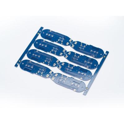 China Blue FR4 Hersteller von SMT-Leiterplattenbaugruppen 1 Unze Vierschicht-Leiterplatten-Immersionsgold zu verkaufen