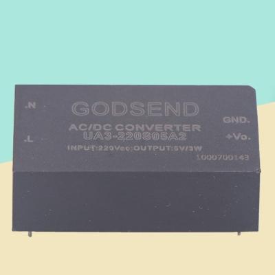 China UA3-220S05A2 AC DC Power Module 220V To 5V Power Supply Module for sale