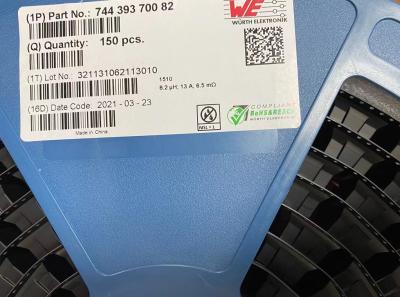 Китай Индуктор 8.2UH 13A 6.5MOHM 74439370082 Wurth Elektronik электрический продается