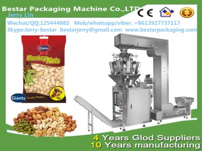 China Automatic Salt sugar  Rice  Grain Pea Nuts Cashew Nut Sachet Packing Bagging Sealing Bestar packaging for sale