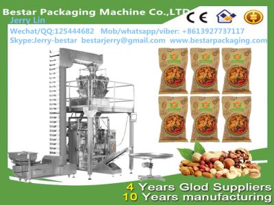 China Nut Packaging Machine Bestar packaging multi heads weigher automatic cashew nut packing machine Bestar packaging for sale