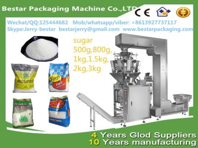 China 1kg Sugar Packing Machine Vertical Packing Machine With Volumetric Cup up to 60 packs per min bestar packaging machine for sale