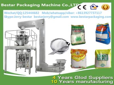 China Automatic vertical sugar packing machine with 10 heads combined weighers bestar packaging machine for sale