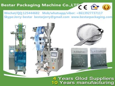 China Small Packing Machine Vertical Type Granule Powder Sugar Packing Machine bestar packaging machine 1g 2g 5g 10g 20g 30g for sale