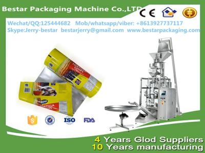 China custom print plastic stretch shrink wrap film with bestar pillow packaging machine for sale