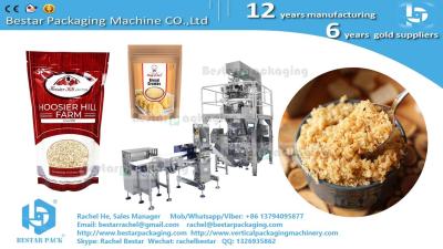 China Breadcrumbs zipper pouch automatic packaging machine doypack machine for sale