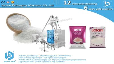 China 2kg salt gusset pouch weighing packaging machine with TTO printer BSTV-450DZ for sale