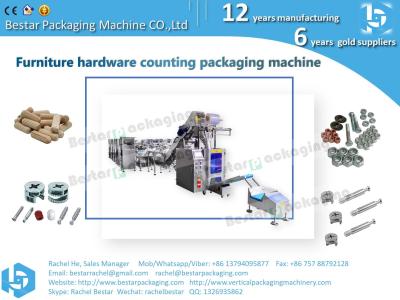 China Bestar Furniture hardware counting packaging machine with 16 counting bowls for sale