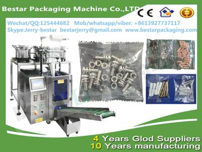 China Fully Automatic Furniture accessories, screws, rubber, nuts, tubes parts, gaskets weighting counting packing machine for sale