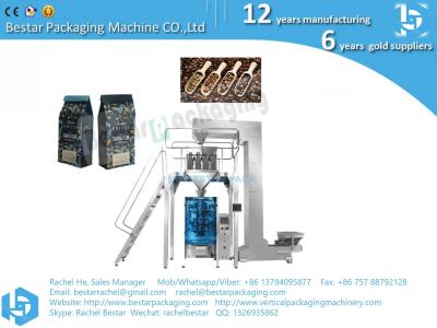 China Latin America coffee bean packaging machine CE standard high quality for sale