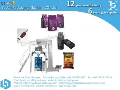 China Multi-heads weigher packing machine pouch packaging for coffee beans for sale