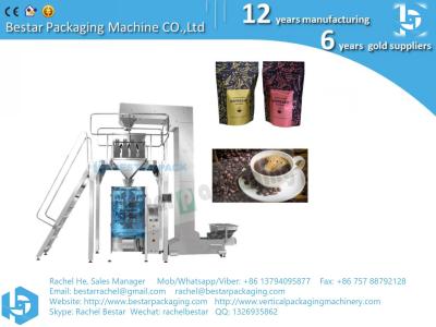 China Automatic nature coffee bean packing machine for 500g, 1kg, 2kg for sale