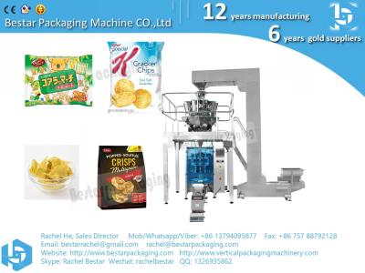 China Multi-heads electronic weigher packing machine for granule food biscuit for sale