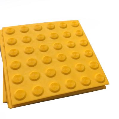 China 300*300 PVC/PU Plastic Tactile Studs for Safe Walking and Accessibility Improvement for sale