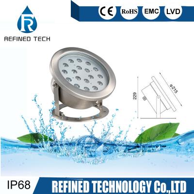 China Small Fountain IP68 Swimming Pool Spotlight Underwater AC DC 12V for sale