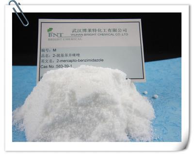 중국 98% 파우더 Cas 583-39-1 산화 구리 밝히는 물질 M ((2-메르카프토 벤지미다졸) 판매용