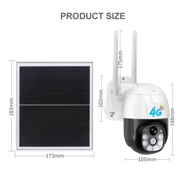 Quality Weatherproof Solar Powered Long Range Wireless Security Camera 128GB for sale