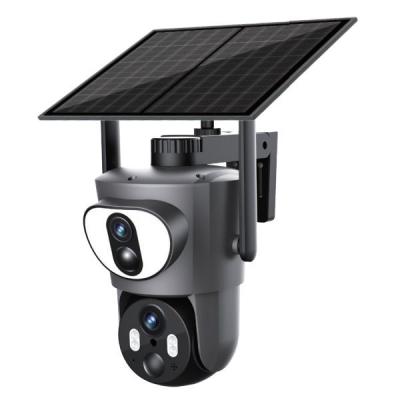 中国 デュアルレンズ デュアルリンクージュ デュアルビュー Ubox 4G 太陽光カメラ 5-40M IR 距離 販売のため