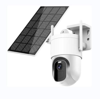 中国 2MP解像度 9000mAh 太陽電池カメラ 人間の動きを追跡 販売のため