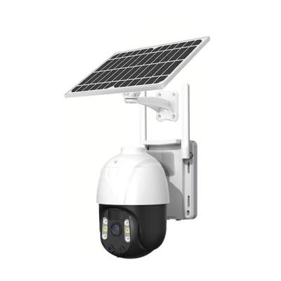 China Two Way Audio 2MP  Solar Floodlight Security Camera With X3 Digital Zoom for sale