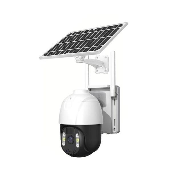 Quality Two Way Audio 2MP  Solar Floodlight Security Camera With X3 Digital Zoom for sale