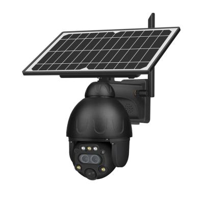 China 12X Zoom Solar Battery Powered PTZ Alert Camera for sale
