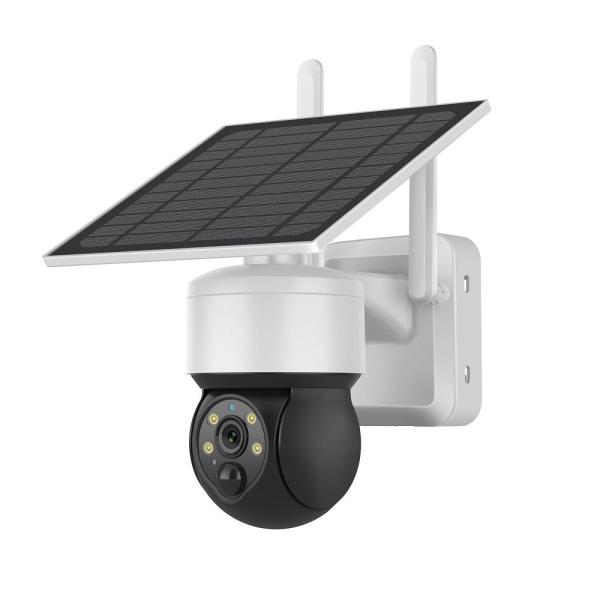 Quality RoHS Certified 3MP Solar Panel Security Camera Solar Powered WIFI Camera for sale