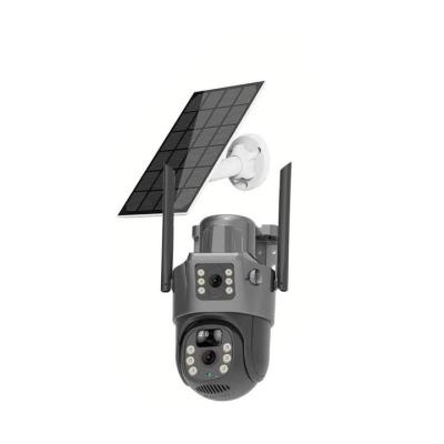 China FCC 1080P cámara solar WiFi de baja potencia con batería de panel solar a prueba de lluvia en venta