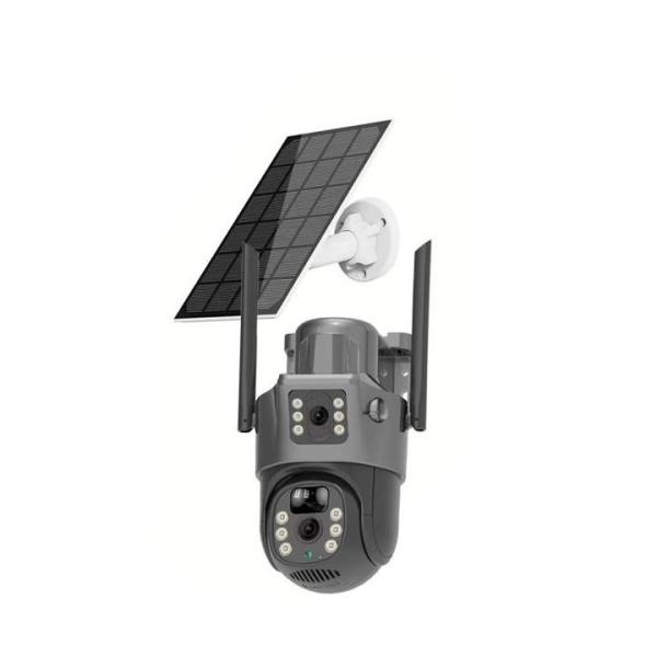 Quality FCC  1080P Low Power Wifi Solar Camera With Solar Panel Battery Rainproof for sale